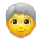 Older Person emoji on LG